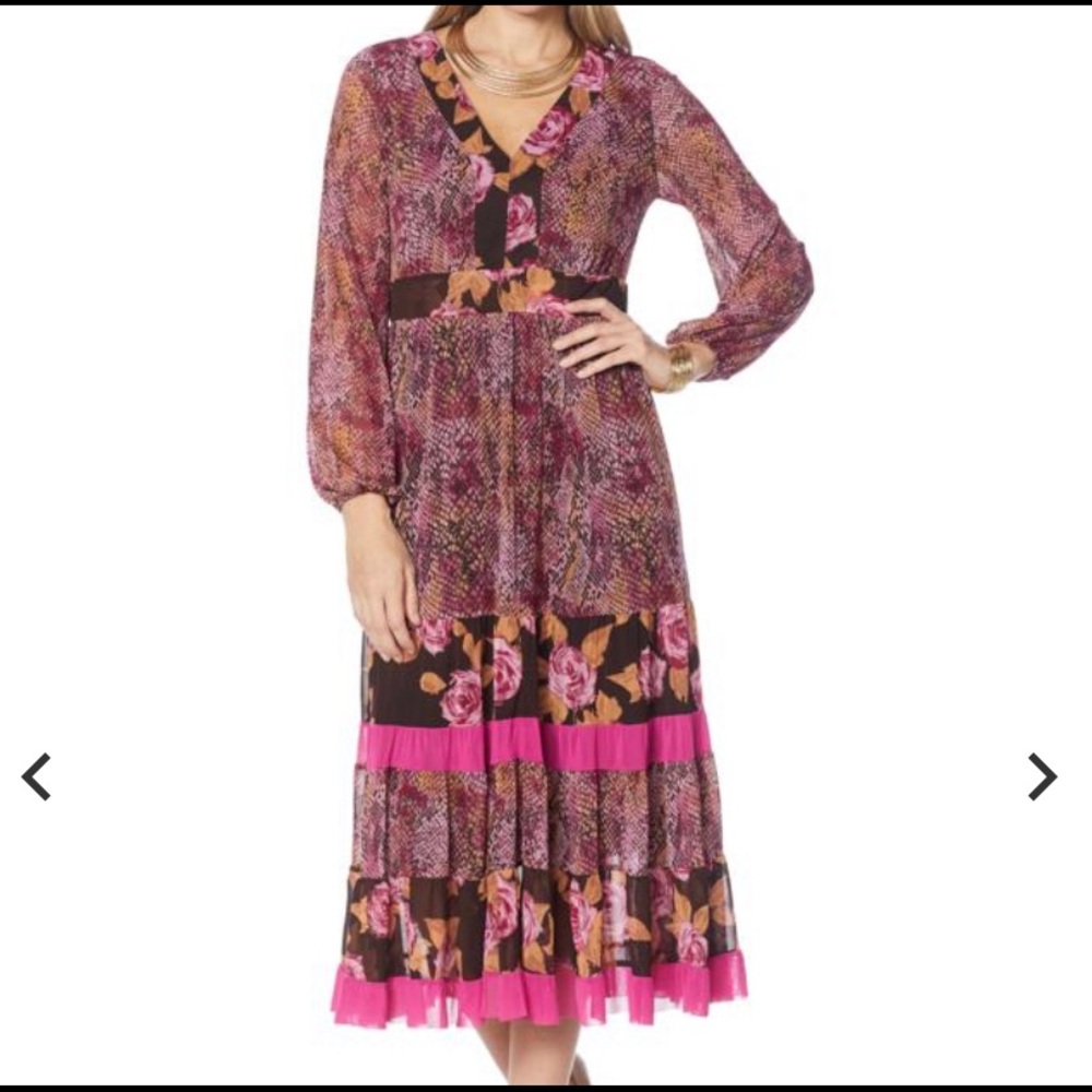 IMAN Global Chic Mixed Printed Tiered
